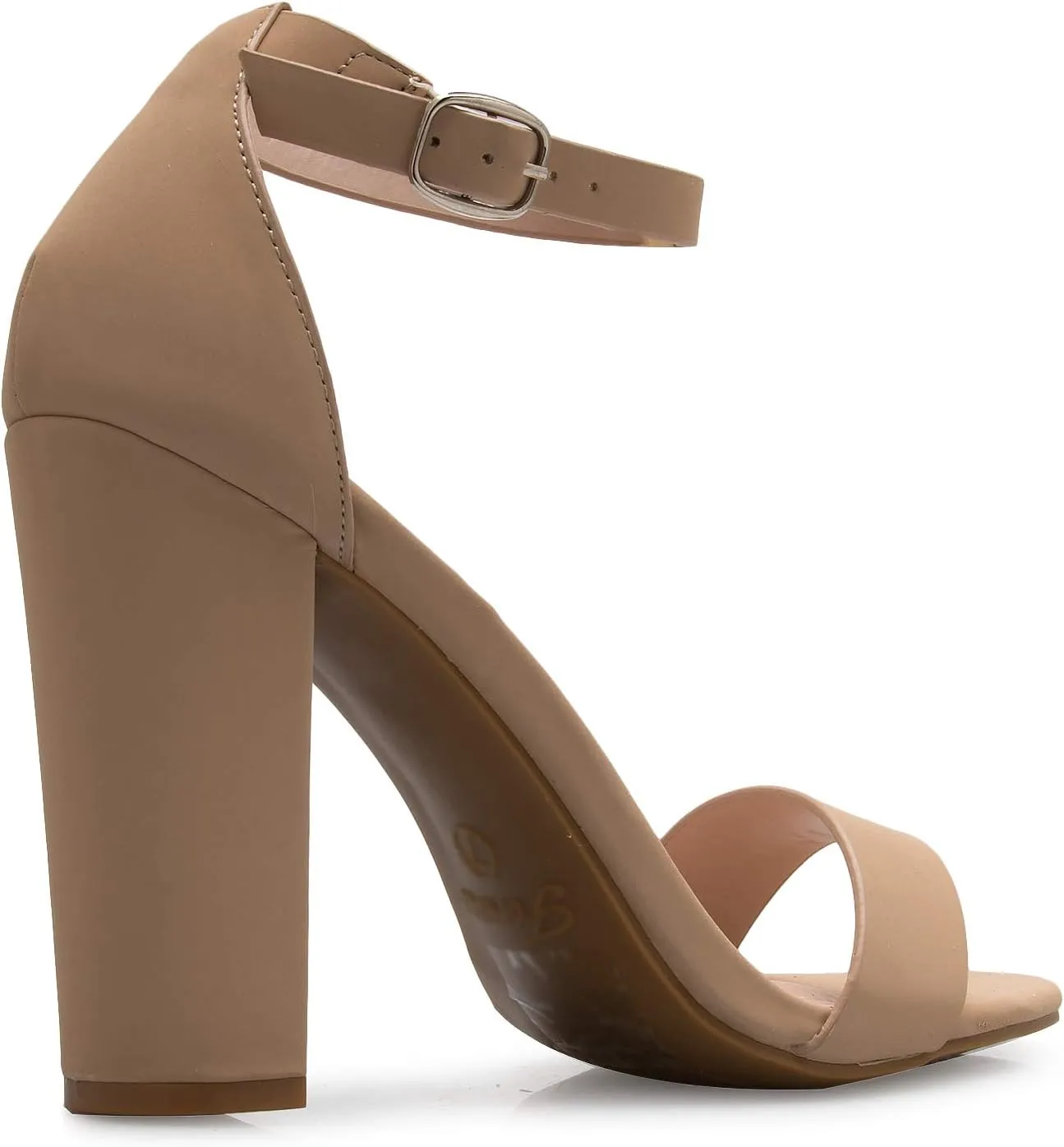 Women's Strappy Chunky Block High Heel - Formal, Wedding, Party ? Simple Classic Pump