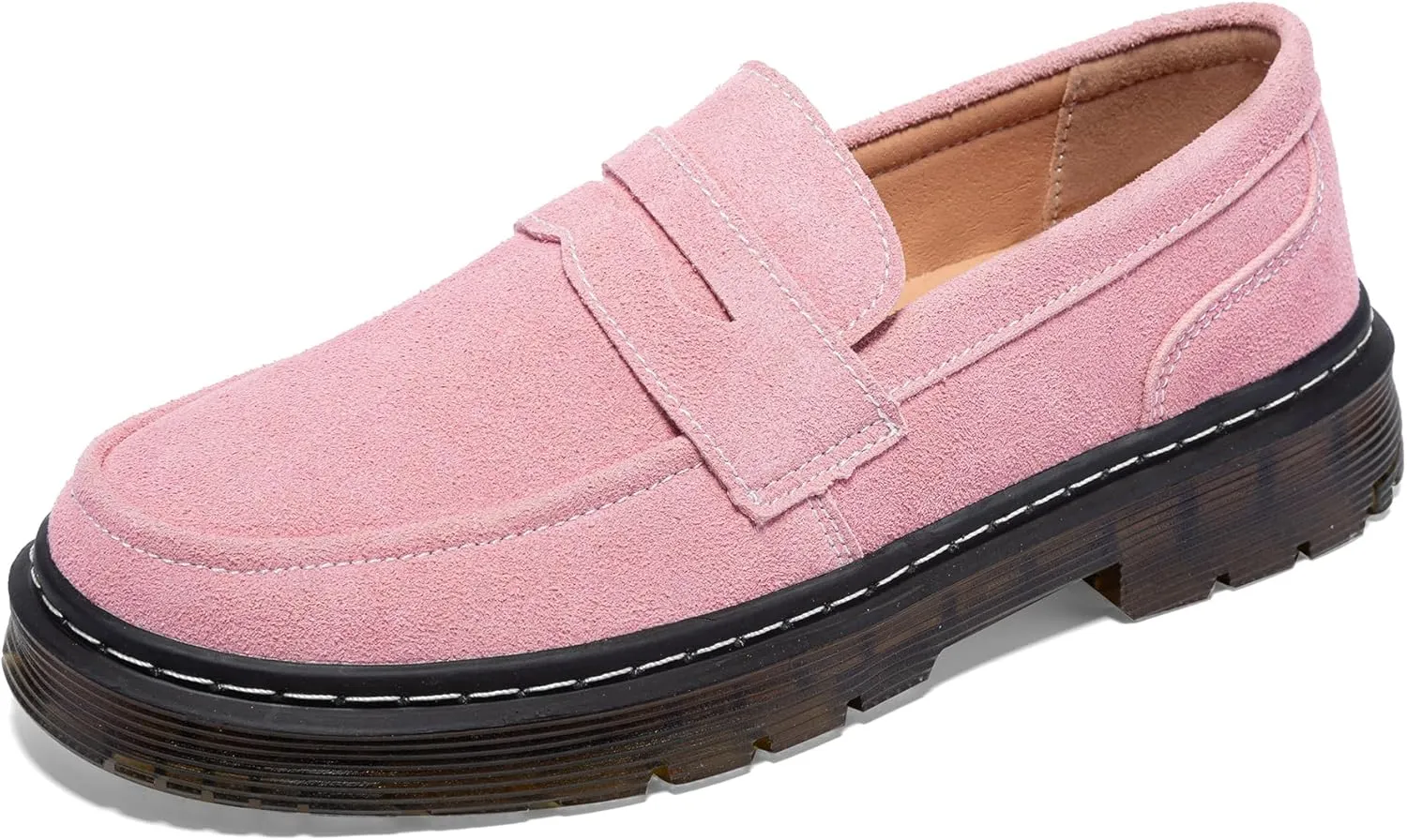 Women's Suede Penny Loafer Comfort Driving Moccasins Casual Slip-Ons Loafer Flats Fashion Women Business Work Shoes
