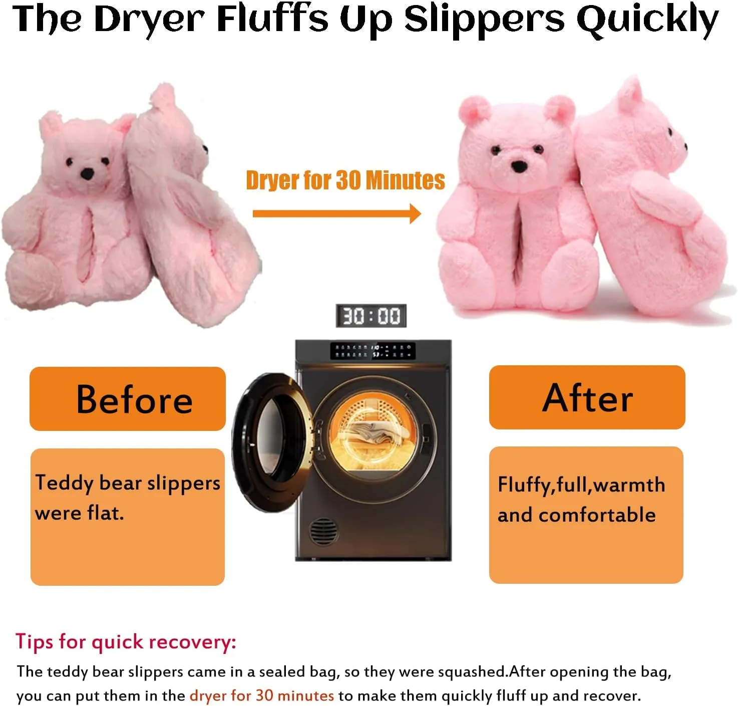 Women's Teddy Bear Slippers Mom Gift Slippers Cozy Women Fuzzy Indoor House Shoes Fun Costume for Adults Cute Animal Slides for Women Her Birthday Valentine's Gift Ideas