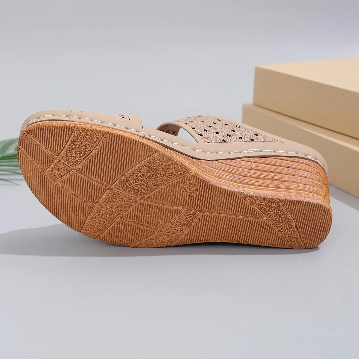 Womens wedge sandals Orthopedic Open Toe non slip slippers Comfortable Dressy Casual Yoga Mat shoes summer vacation Walking shoes women