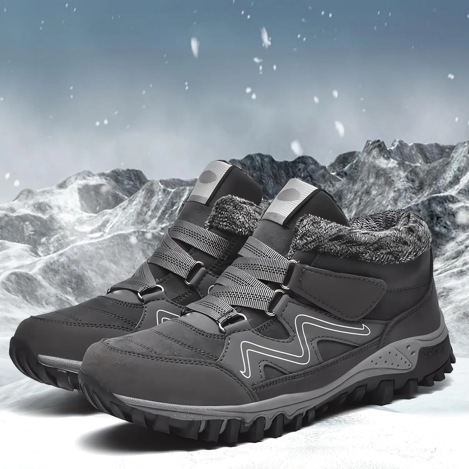 Women's Winter Thermal Boots for Women Waterproof Snow Winter Warm Hiking Work Comfy Boots Sneakers Walking Shoes