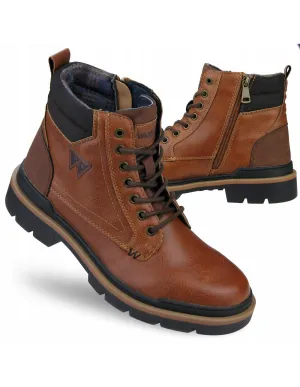 Wrangler Nevada Turquoise Shell Brown Boot