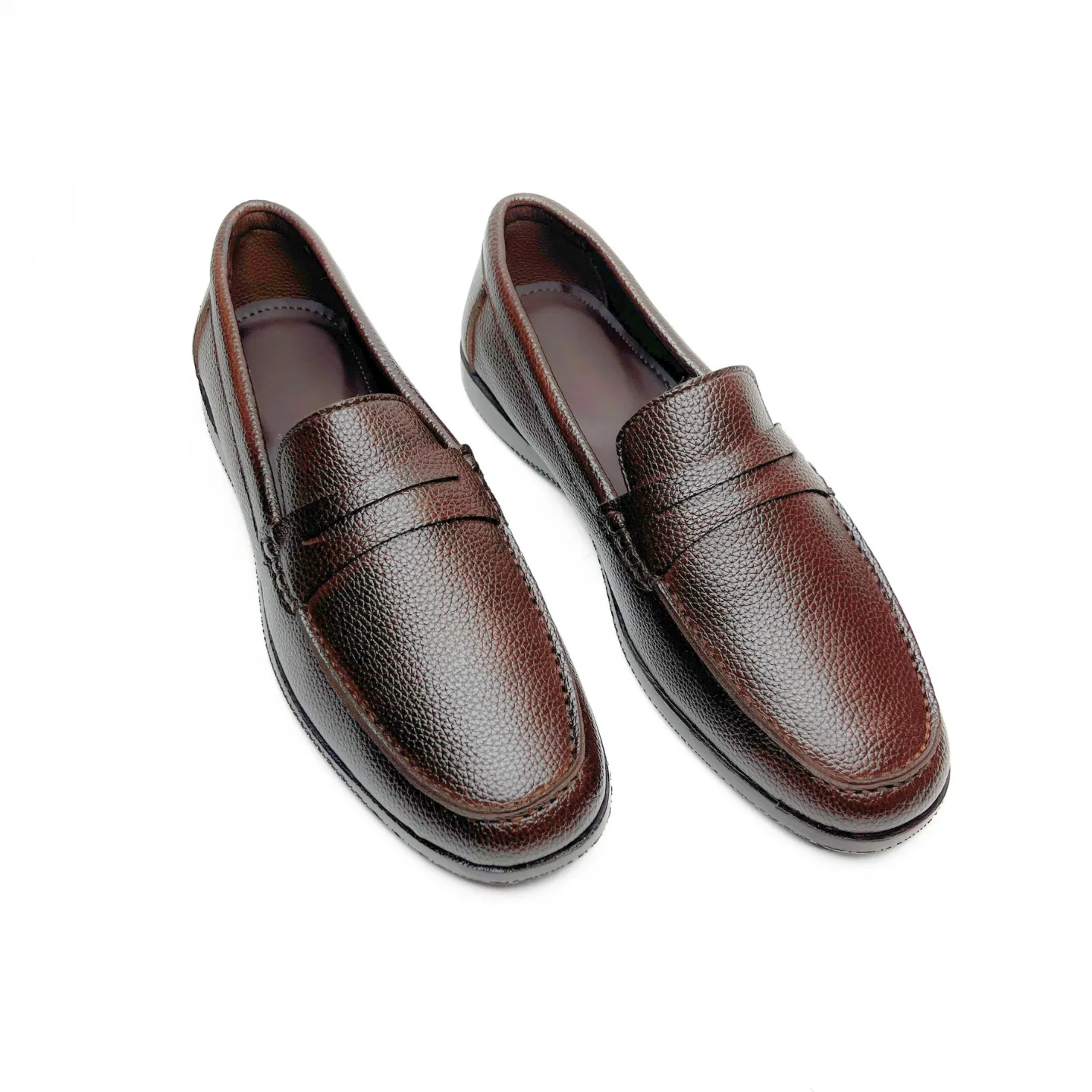 Wrinkle Free Ultra Flexible Loafers (Brown)