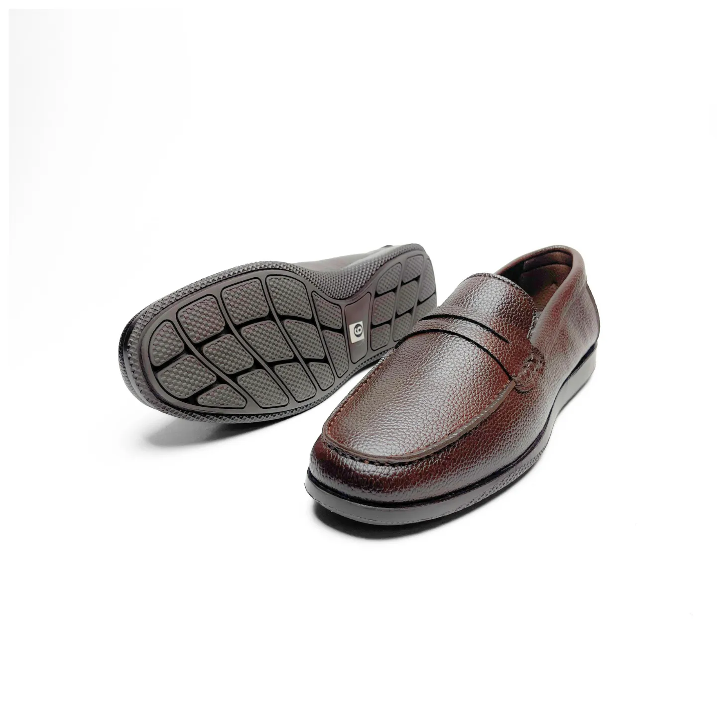 Wrinkle Free Ultra Flexible Loafers (Brown)