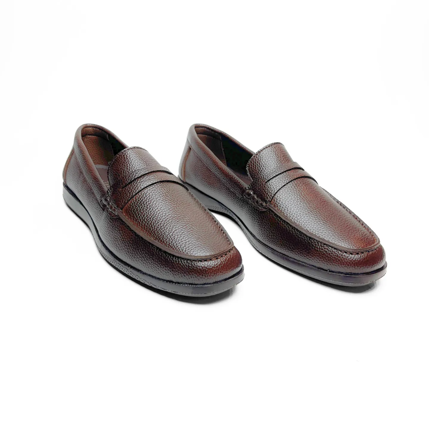 Wrinkle Free Ultra Flexible Loafers (Brown)