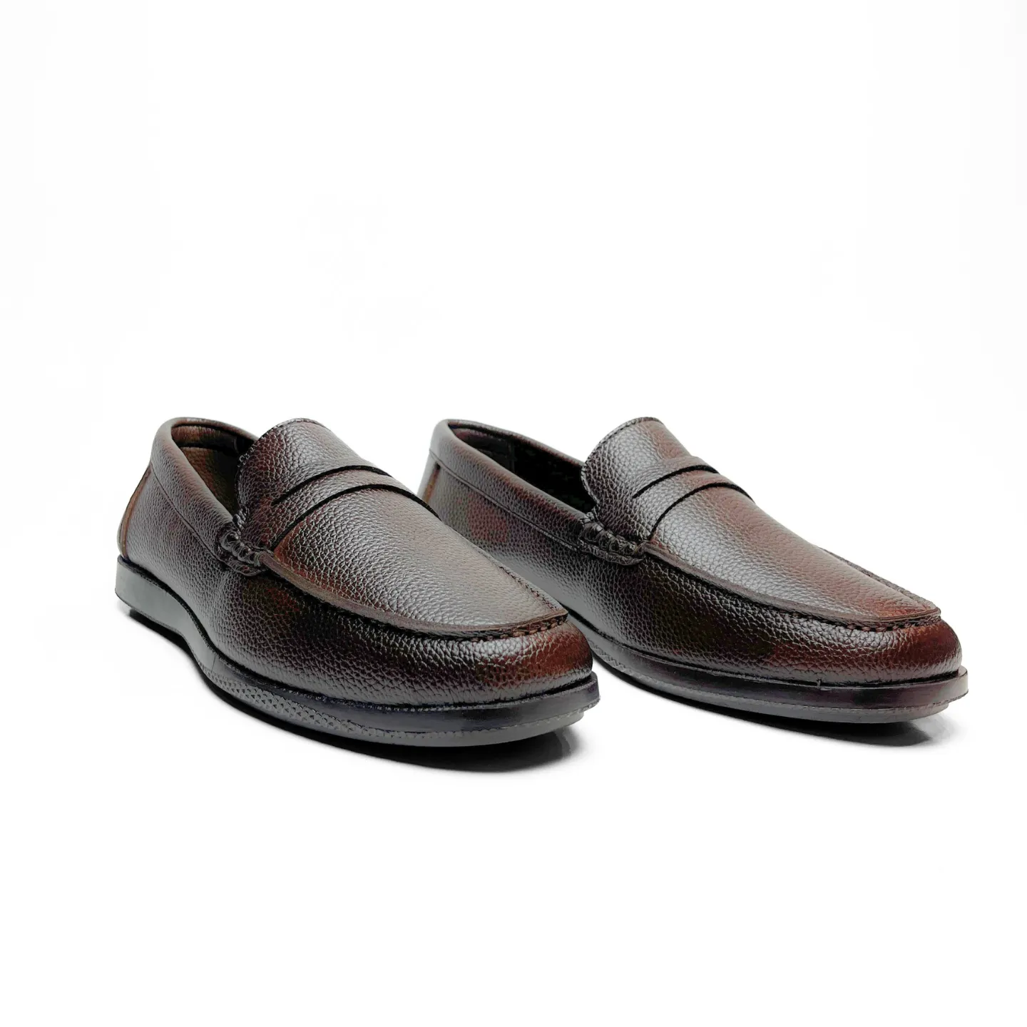 Wrinkle Free Ultra Flexible Loafers (Brown)