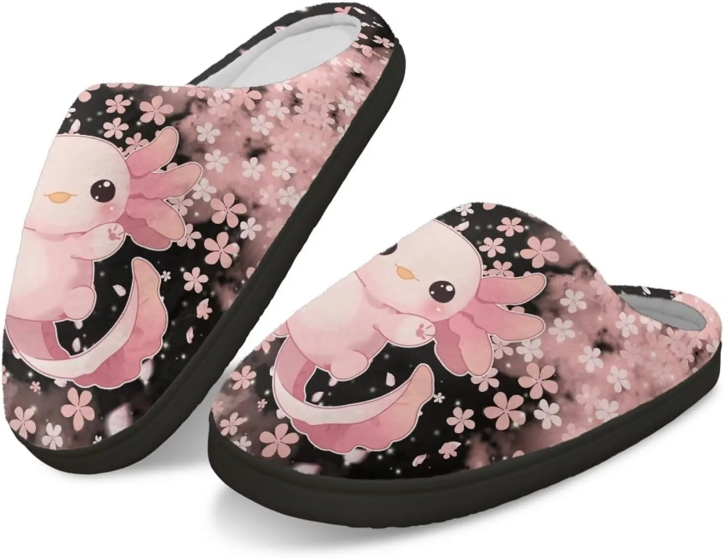 Xpyiqun Slippers Women Men Slip On House Shoes Fuzzy Warm Winter Slippers Size 4-12