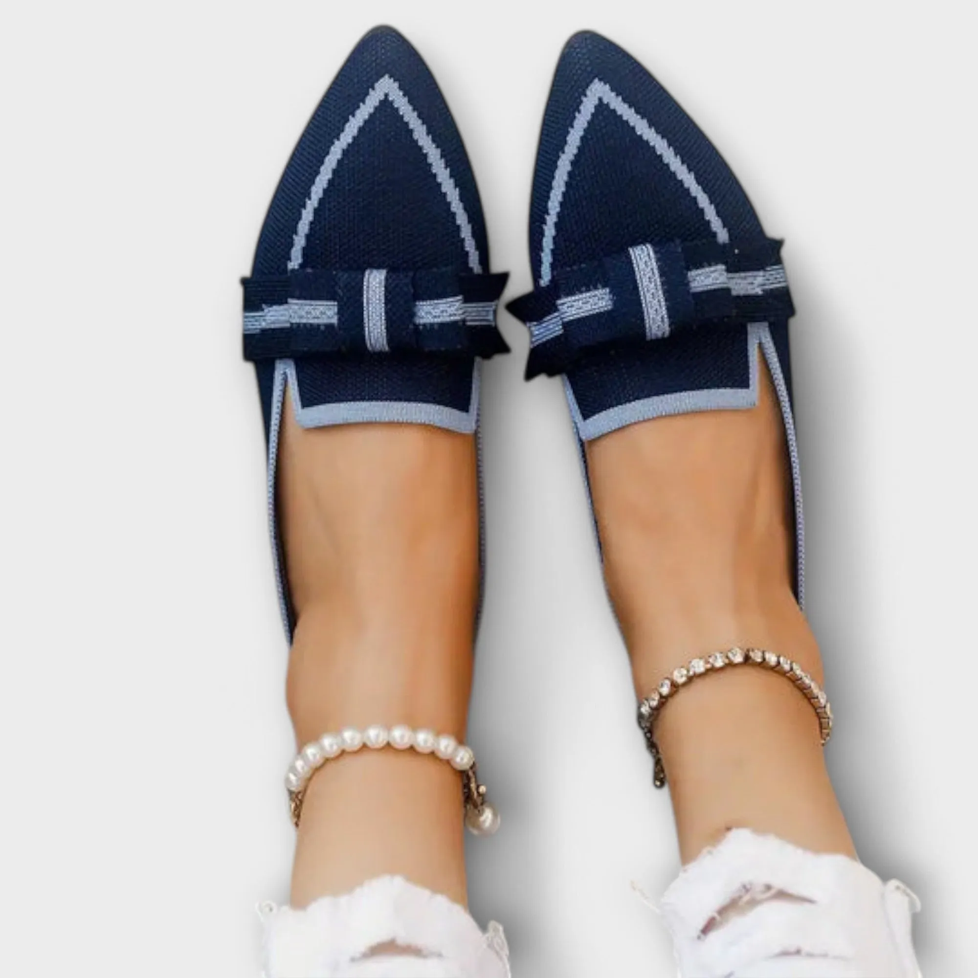 Zoe | Knotted Flat Women's Shoes