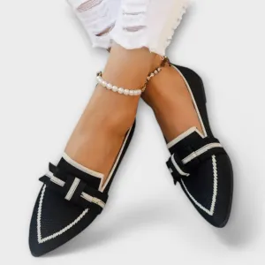 Zoe | Knotted Flat Women's Shoes