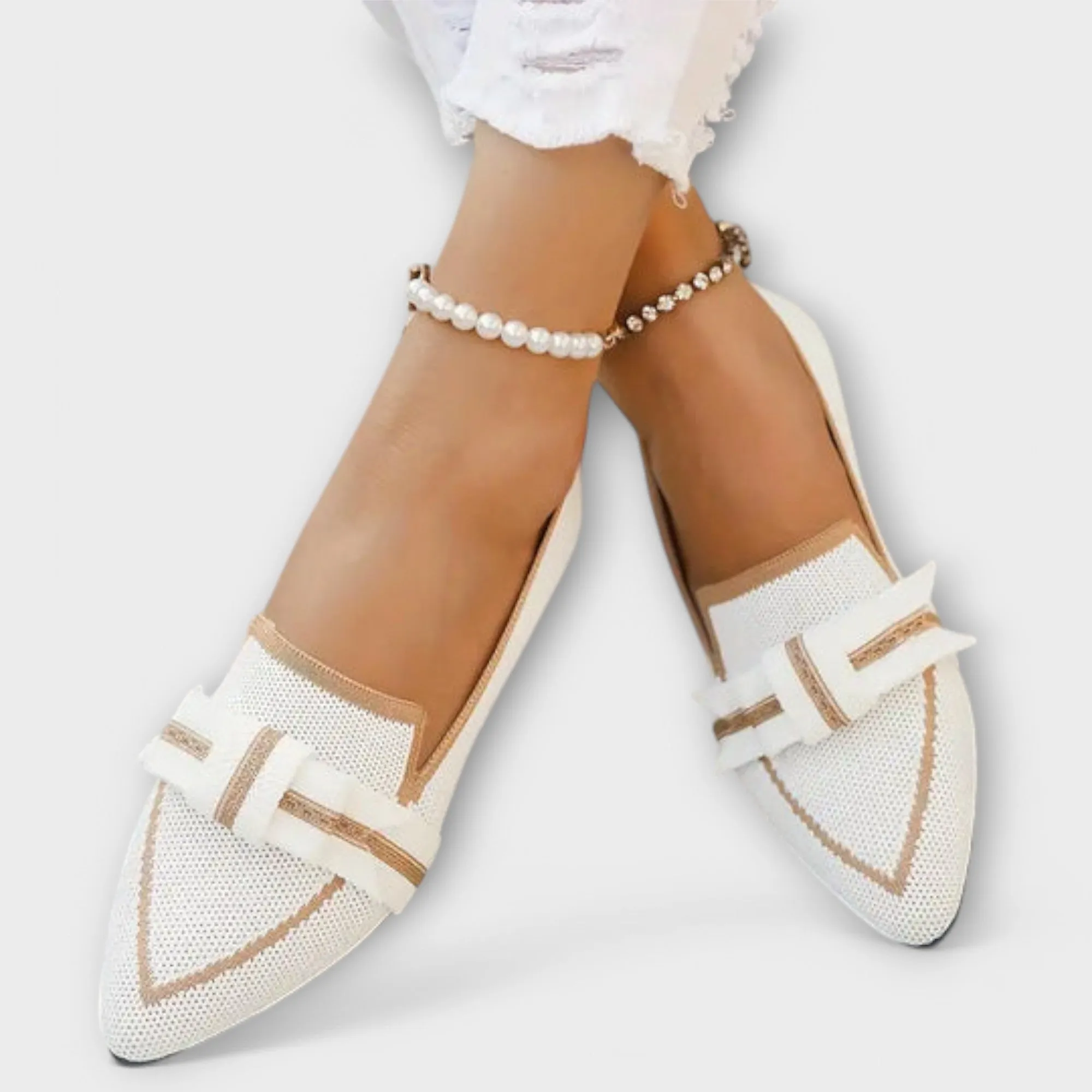 Zoe | Knotted Flat Women's Shoes