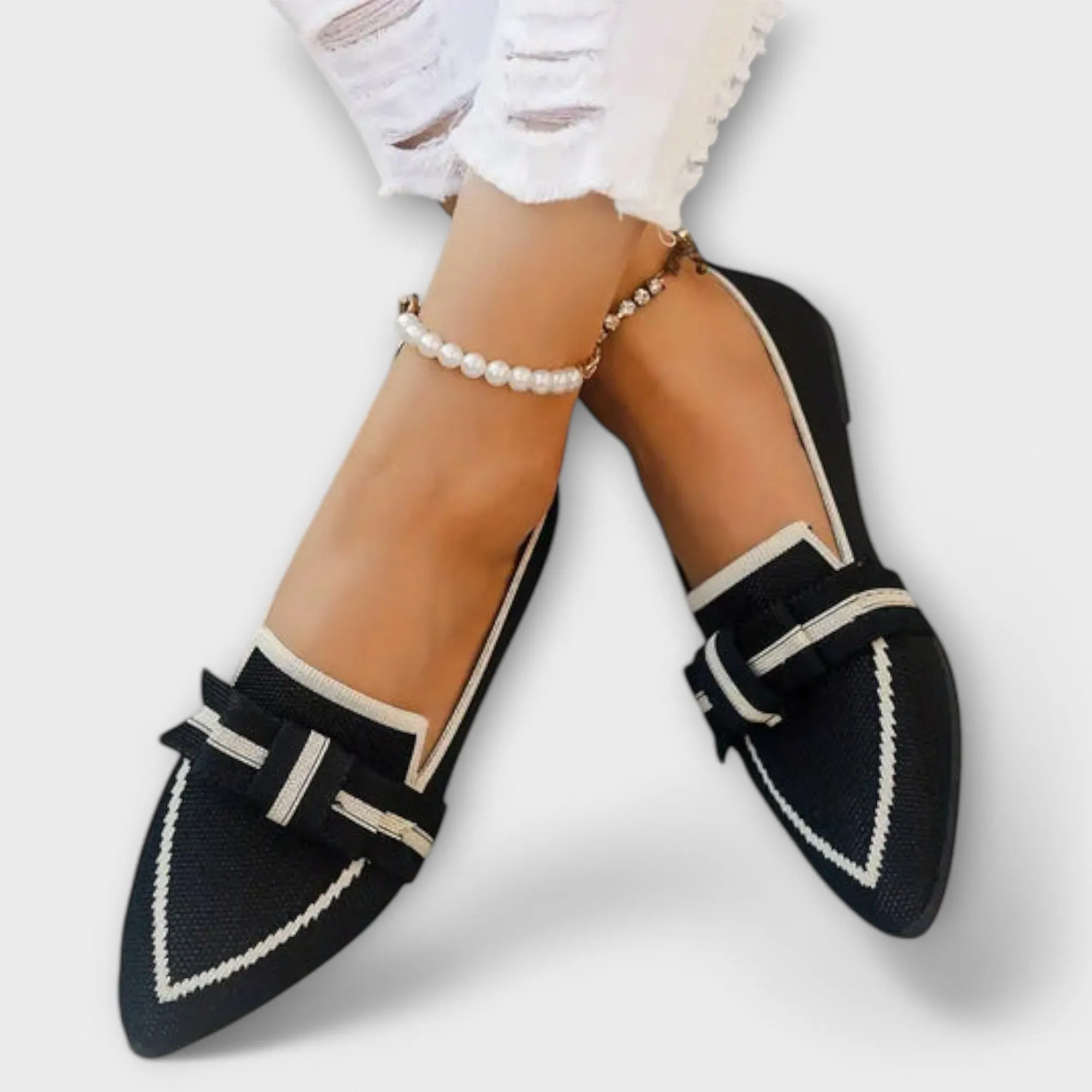 Zoe | Knotted Flat Women's Shoes
